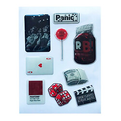 Набор наклеек 3D Stickers Fashin style 16
