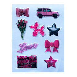 Набір наклейок 3D Stickers Fashin style 5