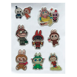 Набор наклеек 3D Stickers Labubu 4