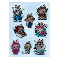 Набор наклеек 3D Stickers Labubu 7