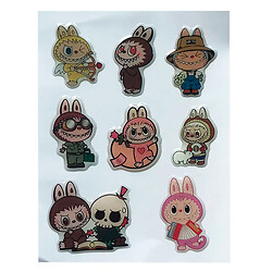 Набор наклеек 3D Stickers Labubu 9