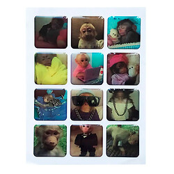 Набор наклеек 3D Stickers Monkey 1