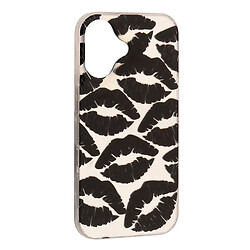 Чехол (накладка) Apple iPhone 16 Plus, KISS, Черный