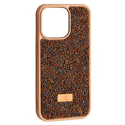 Чехол (накладка) Apple iPhone 13 Pro, Swarovski Diamond, Золотой