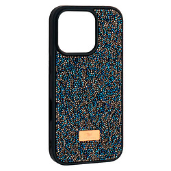 Чехол (накладка) Apple iPhone 13 Pro Max, Swarovski Diamond, Dark Blue, Синий