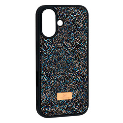 Чехол (накладка) Apple iPhone 16, Swarovski Diamond, Dark Blue, Синий