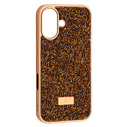 Чехол (накладка) Apple iPhone 16, Swarovski Diamond, Desert Gold, Золотой