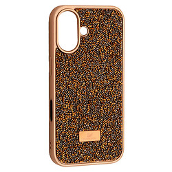 Чехол (накладка) Apple iPhone 16, Swarovski Diamond, Золотой