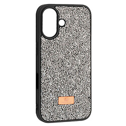 Чехол (накладка) Apple iPhone 16, Swarovski Diamond, Серый