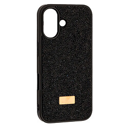 Чехол (накладка) Apple iPhone 16 Plus, Swarovski Diamond, Черный