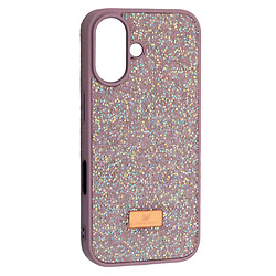 Чехол (накладка) Apple iPhone 16 Plus, Swarovski Diamond, Лиловый