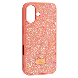 Чехол (накладка) Apple iPhone 16 Plus, Swarovski Diamond, Розовый