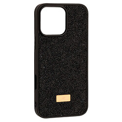 Чехол (накладка) Apple iPhone 16 Pro, Swarovski Diamond, Черный