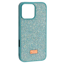 Чехол (накладка) Apple iPhone 16 Pro, Swarovski Diamond, Синий