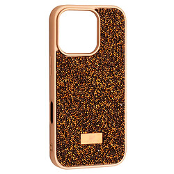Чехол (накладка) Apple iPhone 16 Pro Max, Swarovski Diamond, Desert Gold, Золотой