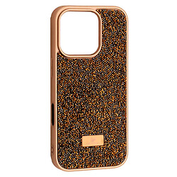 Чехол (накладка) Apple iPhone 16 Pro Max, Swarovski Diamond, Золотой