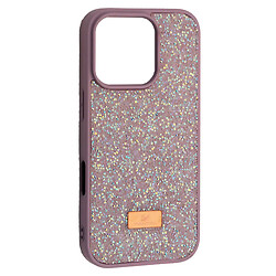 Чехол (накладка) Apple iPhone 16 Pro Max, Swarovski Diamond, Лиловый