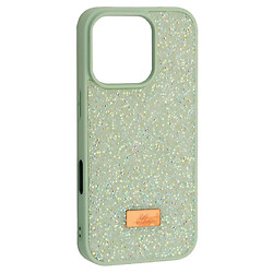 Чехол (накладка) Apple iPhone 16 Pro Max, Swarovski Diamond, Мятный