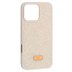 Чехол (накладка) Apple iPhone 16 Pro Max, Swarovski Diamond, Белый