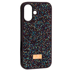 Чехол (накладка) Apple iPhone 16, Swarovski Diamond, Фиолетовый