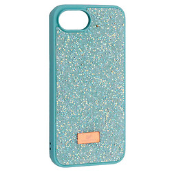 Чехол (накладка) Apple iPhone 16e, Swarovski Diamond, Синий