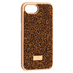 Чехол (накладка) Apple iPhone 16e, Swarovski Diamond, Desert Gold, Золотой