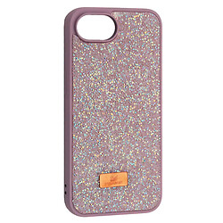 Чехол (накладка) Apple iPhone 16e, Swarovski Diamond, Лиловый