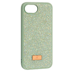 Чехол (накладка) Apple iPhone 16e, Swarovski Diamond, Мятный