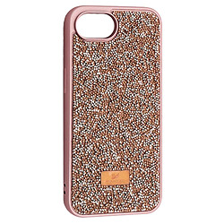 Чехол (накладка) Apple iPhone 16e, Swarovski Diamond, Rose Gold, Розовый