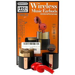 Bluetooth-гарнітура Remax TWS-5, Стерео, Червоний