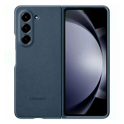 Чехол (накладка) Samsung F946 Galaxy Z Fold 5, Leather Case Color, Синий
