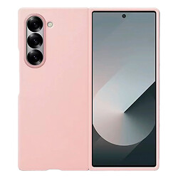 Чохол (накладка) Samsung F956 Galaxy Fold 6, Leather Case Color, Рожевий