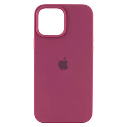 Чохол (накладка) Apple iPhone 16 Pro Max, Silicone Classic Case, MagSafe, Plum, Бордовий
