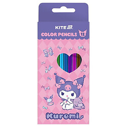 Карандаши цветные трехгранные "Куроми Kuromi", 12 шт., Kite