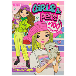 Книга детская "Издание для досуга: Girls & Pets", Апельсин