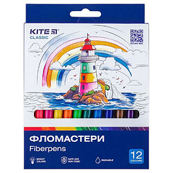 Фломастеры "Classic", набор 12 шт., Kite