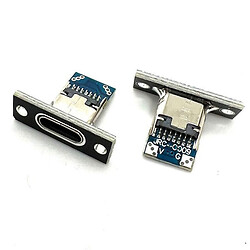 USB роз'єм USB3.1 Type-C With fixing plate 4PIN