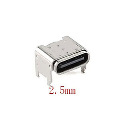 USB разъем USB-3.1 Type-C Female Horizontal 2.5 16P