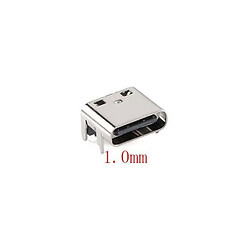 USB разъем USB-3.1 Type-C Female Horizontal 1.0 16P