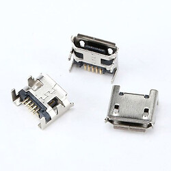 USB роз'єм Micro USB Four pin female socket with Side