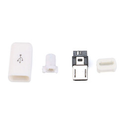 USB роз'єм MicroUSB White Kit