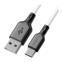 USB кабель Earldom EC-154C, Type-C, 1.0 м., Белый