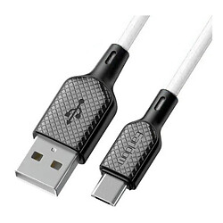 USB кабель Earldom EC-154M, MicroUSB, 1.0 м., Білий