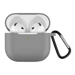 Чехол (накладка) Apple AirPods 4, Silicone Classic Case, Dark Grey, Серый