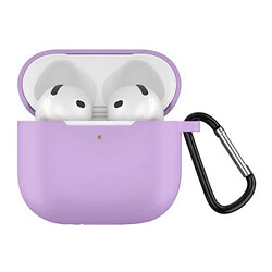 Чохол (накладка) Apple AirPods 4, Silicone Classic Case, Lilac Purple, Ліловий