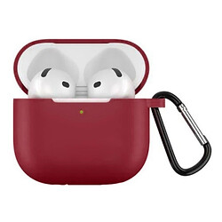 Чехол (накладка) Apple AirPods 4, Silicone Classic Case, Rose Red, Красный
