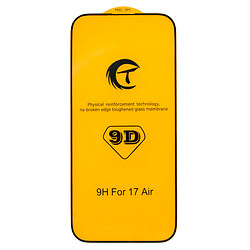 Защитное стекло Apple iPhone 17 Air, Full Glue, 9D, Черный