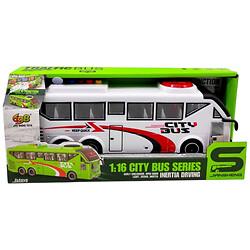 Автобус инерционный, озвученный, со светом, длина – 26 см, Jian Sheng Toys