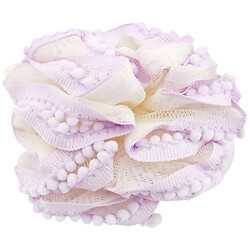 Мочалка для тела бант с окантовкой