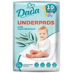 Пелюшки гігієнічні поглинаючі дитячі Dada 60х60 см